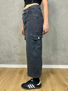 SAIA MIDI CARGO JEANS CHUMBO na internet