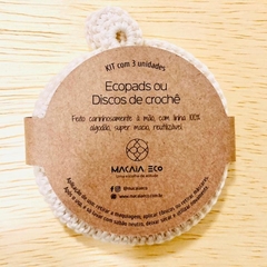 Discos de Crochê ou Ecopads - Macaia Eco