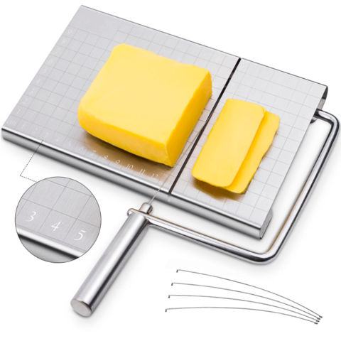 Cortador de queso manual de acero inoxidable 21 cm x 13 cm x 13 cm
