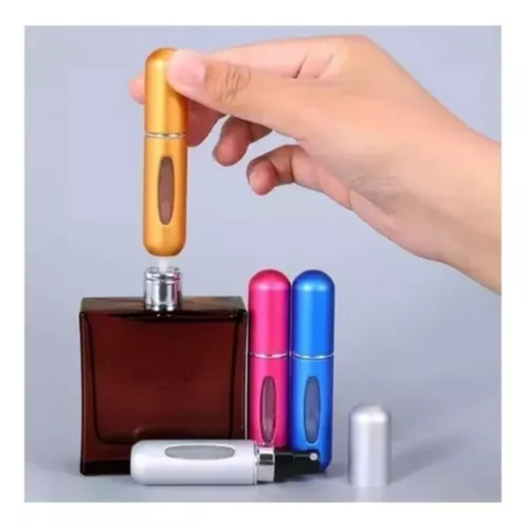 Mini Perfumero Portátil Recargable 5 Ml Atomizador Colores