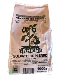 Sulfato De Hierro Grhesa 500 gr Fertilizante Cristalizado