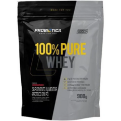 100% Pure Whey - Morango - Probiótica - 825g (Refil)
