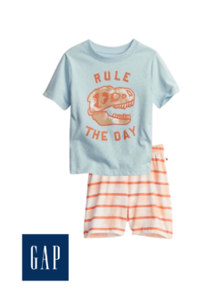 Conjunto Menino Dino Tie Dye 2 PÇS - GAP