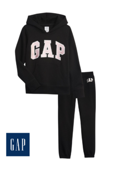 CONJUNTO MOLETOM KIDS PRETO - GAP