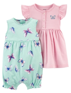 Kit Romper e Vestido Borboleta - CARTER´S