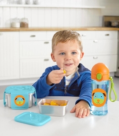 Kit Lanche 2Pçs Aço Inoxidável ZOO - Cachorro SKIP HOP - JOYKIDSSTORE