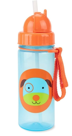 Garrafinha Squeeze com Canudo ZOO - Cachorro SKIP HOP - comprar online