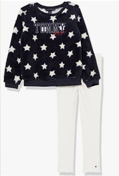 CONJUNTO SHERPA MENINA ESTRELAS - TOMMY HILFIGER