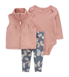 Conjunto Colete Rosa - CARTER´S