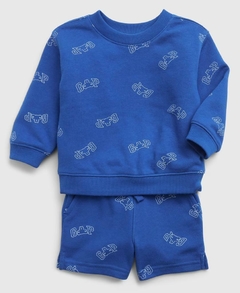 CONJUNTO MOLETOM AZUL ROYAL BB - GAP - comprar online