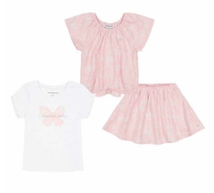 Conjunto Menina Rosa 3 PÇS - CALVIN KLEIN