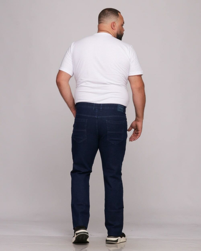 Calça jeans best sale masculina plus size