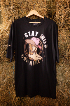 Maxi Camiseta Stay Wild - BM Clothing - Moda Casual & Country