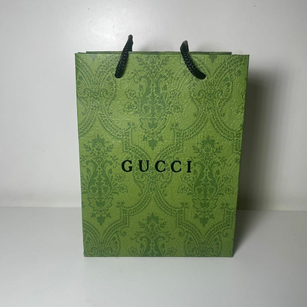 Kit sacola e caixa Gucci Verde - Lú Alcântara Maison