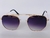 Óculos de sol estilo hexagonal lente preta - loja online
