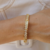 Bracelete com Detalhe em Madrepérola com banho de Ouro 18K