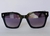 Óculos de sol retangular preto - comprar online