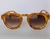 Óculos de sol mesclado em tons marrons - comprar online