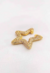 Piercing de Pressão Estrela Cravejado de Zircônias Folheado em Ouro - comprar online