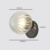 Arandela Esferica | LED | Bivolt | Preto | Vários Modelos de Cúpula na internet