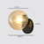 Arandela Esferica | LED | Bivolt | Preto | Vários Modelos de Cúpula - Maison Divine | Home & Decor