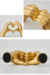 Escultura Heart Hands | Gold na internet
