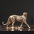 Estátua Leopardo Dourada - Maison Divine | Home & Decor