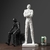 Escultura Pixel People | Preta ou Branca | 4 Modelos | 52cm ou 35cm - comprar online