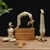 Imagem do Estátuas Mulher Yoga Douradas | Conjunto 3 peças | Vários Modelos