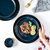 Louças Jantar Cerâmica Azul com Dourado | Peças Unitárias - comprar online