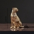 Estátua Leopardo Dourada na internet