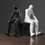 Escultura Pixel People | Preta ou Branca | 4 Modelos | 52cm ou 35cm - loja online