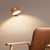 Luminária de Parede Rotativa Linz | Madeira Clara ou Escura | Sem Fio | LED | Bivolt na internet