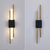 Imagem do Arandela de Parede Art Déco Clássica | LED | Preto e Dourada
