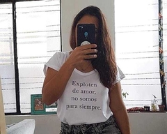 Remera Exploten de amor