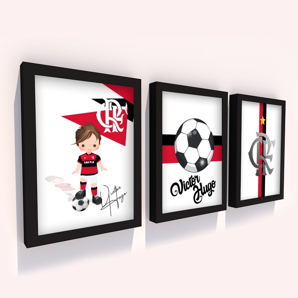 Quadro infantil flamengo