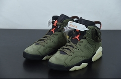 NIKE X TRAVIS SCOTT - AIR JORDAN 6 RETRO GS "OLIVE" na internet