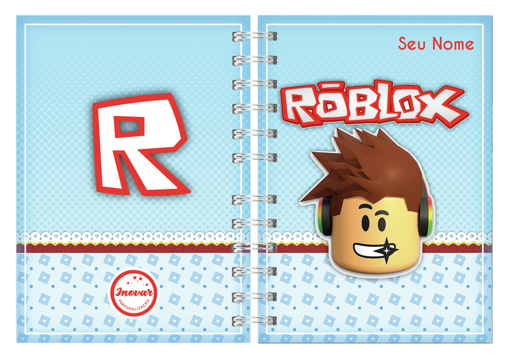 Agenda Escolar (Roblox Man) - Inovar personalizacao