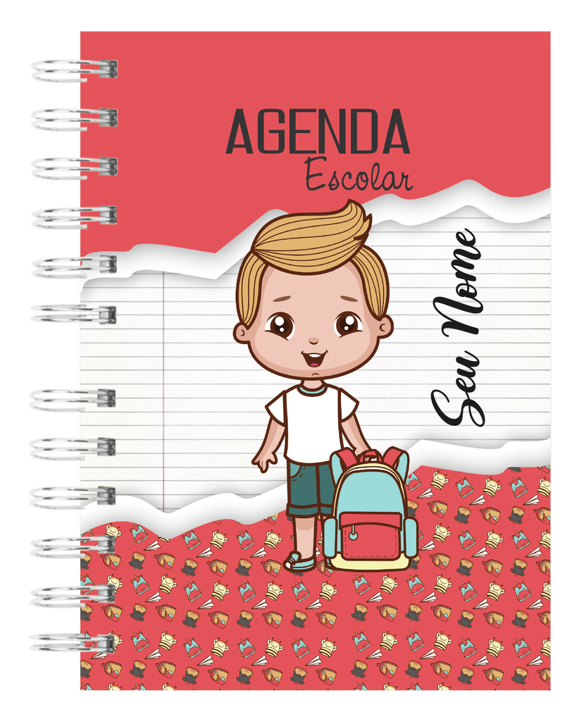 Agenda Escolar (Roblox Man) - Inovar personalizacao