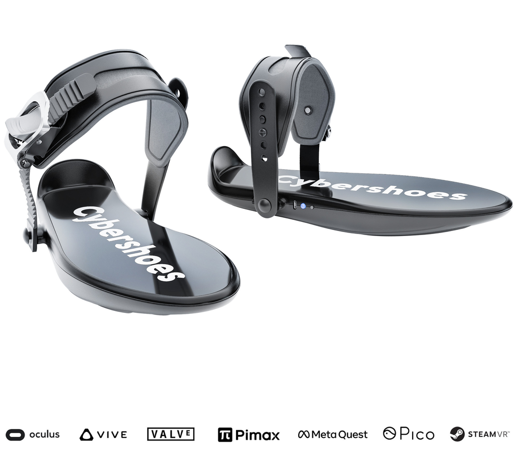 Cybershoes Gaming Station l VR Foot Tracker l for Oculus Quest & Steam VR l Use com seu headset VR para caminhar ou correr em jogos VR l Experimente o poder dos games de realidade virtual.