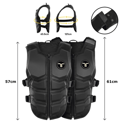 bHaptics Tactsuit l Wearable Haptic Vest , Colete Háptico , Trajes Hápticos de Corpo Inteiro , Compatível com VR PC PS4/5 XBOX na internet