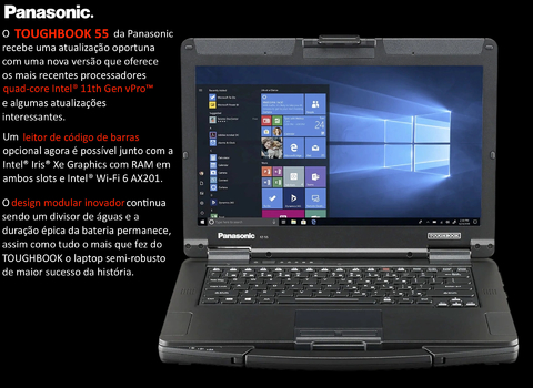 Panasonic TOUGHBOOK 55 14" Semi-Rugged Laptop , 16GB, 512GB SSD, FZ-55D2601KM *** DESCONTINUADO *** na internet