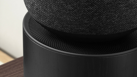 Imagem do Bang & Olufsen Beosound Balance, Black Oak , Wireless Smart 360º Speaker, Poderoso Som de 850W , Recomendado para áreas de 10m² até 80m²