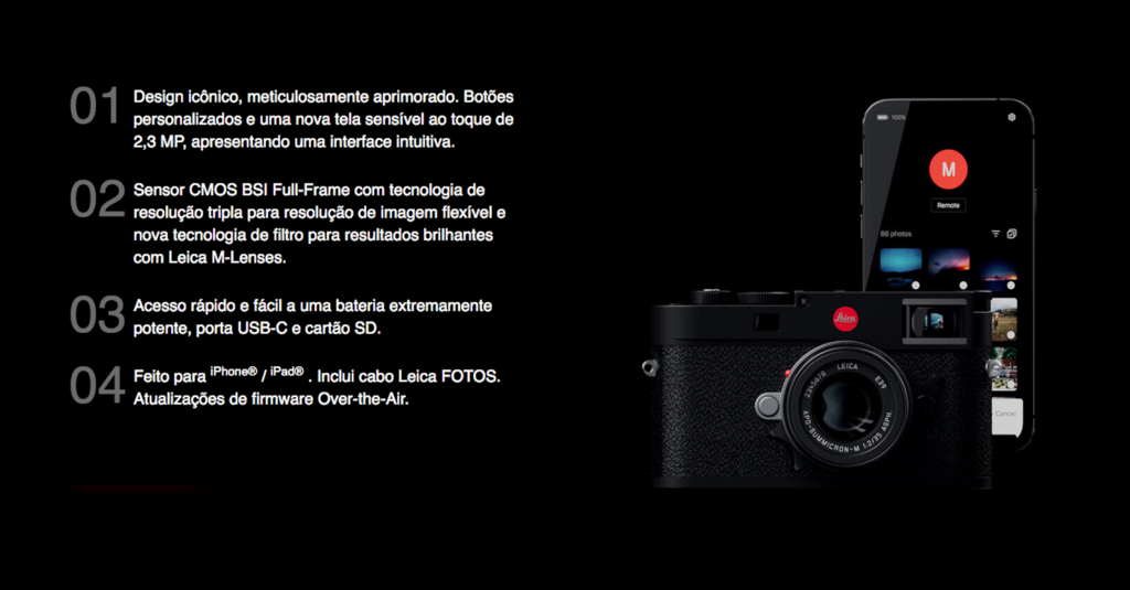 Imagem do Leica M11 Rangefinder Telêmetro Camera