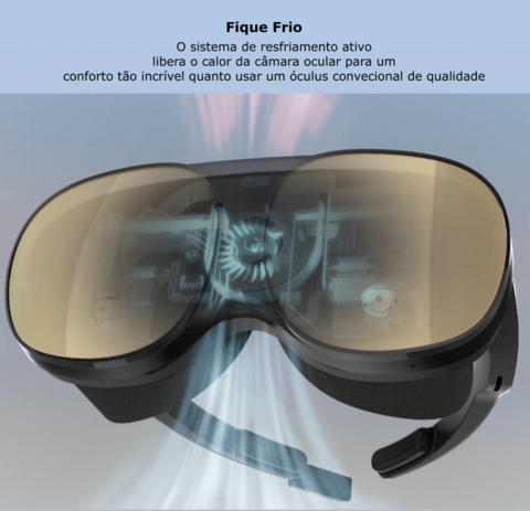 HTC VIVE FLOW | + Case | + Controller | Compacto e Leve A Serenidade Acontece | Os óculos VR Imersivos Feitos para o Bem-Estar e a Produtividade Consciente - loja online