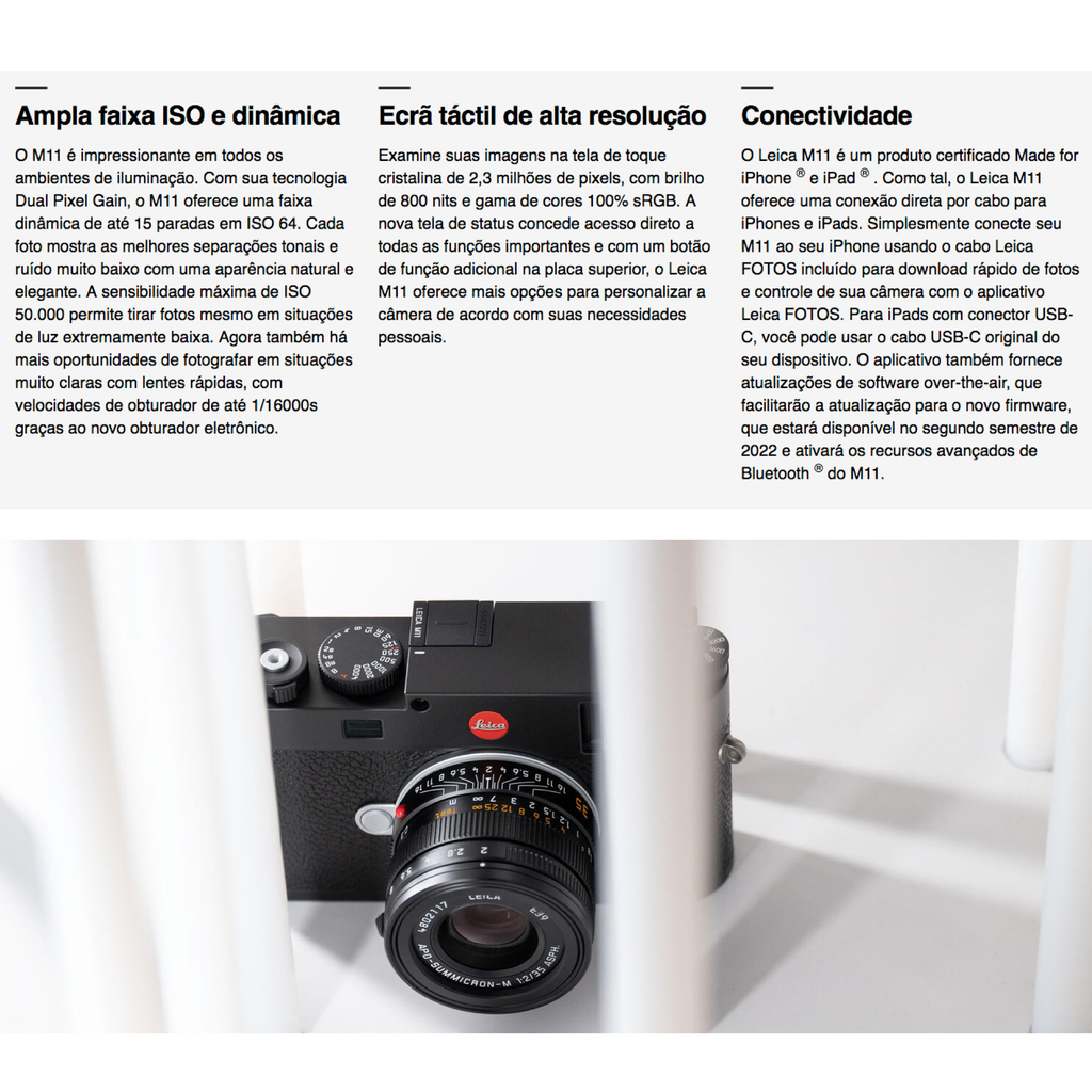 Leica M11 Rangefinder Telêmetro Camera na internet