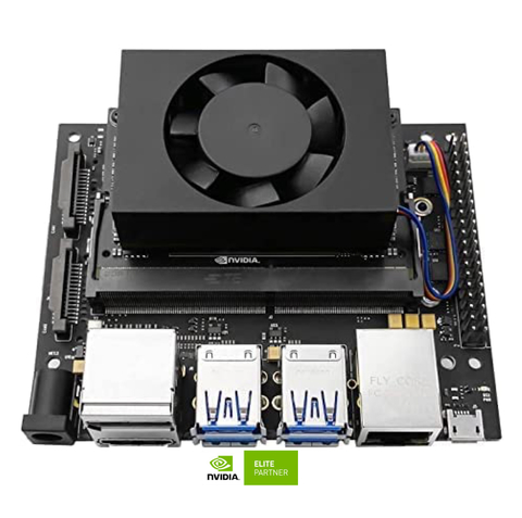 Nvidia Jetson Xavier NX Developer Kit, 8GB RAM , 16GB eMMC , 128GB SSD, 945-83518-0000-000