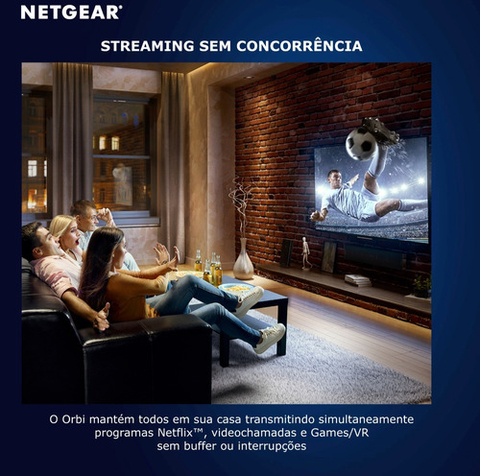 Netgear Orbi RBK854 Ax6000 Tri-Band Wi-Fi6 Mesh 930m² - loja online