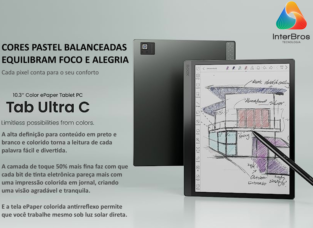 Boox 10.3 Tab Ultra C 128gb Color ePaper E-ink Tablet Laptop Rear Camera na internet
