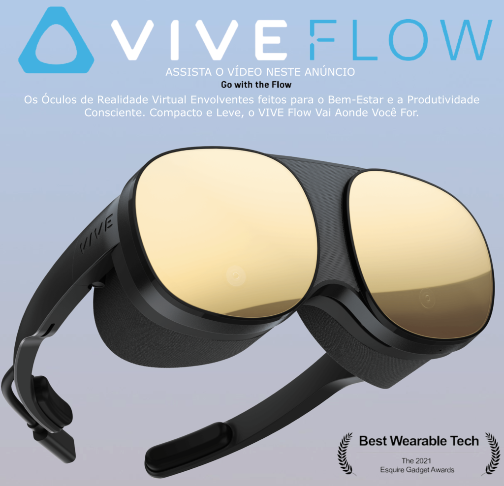 HTC VIVE FLOW | + Case | + Controller | Compacto e Leve A Serenidade Acontece | Os óculos VR Imersivos Feitos para o Bem-Estar e a Produtividade Consciente - comprar online